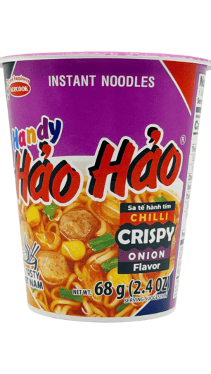Acecook Handy Hao Hao Sate Chili Crispy Onion Cup Noodle